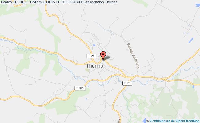 plan association Le Fief - Bar Associatif De Thurins Thurins