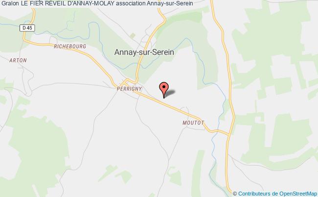 plan association Le Fier RÉveil D'annay-molay Annay-sur-Serein