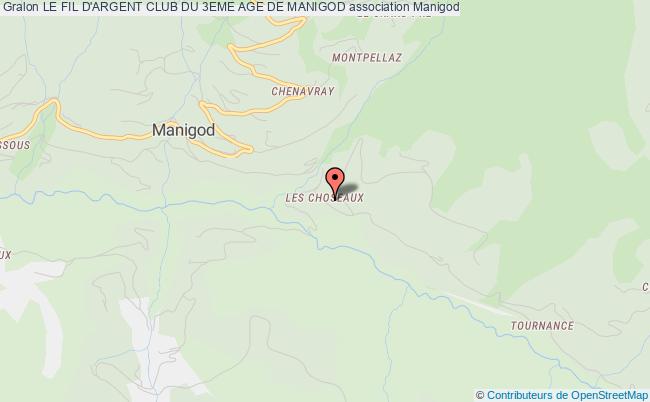 plan association Le Fil D'argent Club Du 3eme Age De Manigod Manigod