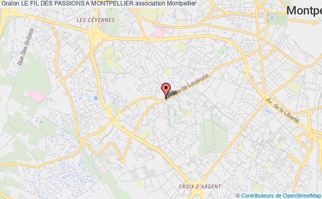 plan association Le Fil Des Passions A Montpellier Montpellier