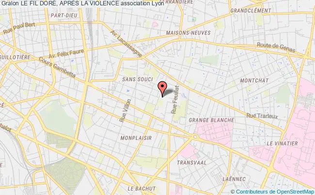plan association Le Fil DorÉ, AprÈs La Violence Lyon
