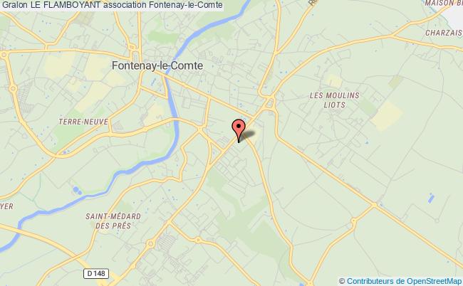 plan association Le Flamboyant Fontenay-le-Comte