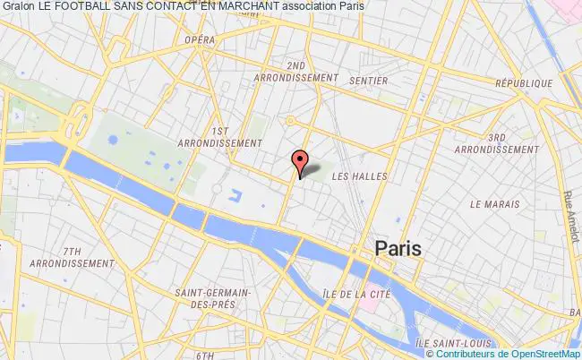 plan association Le Football Sans Contact En Marchant Paris