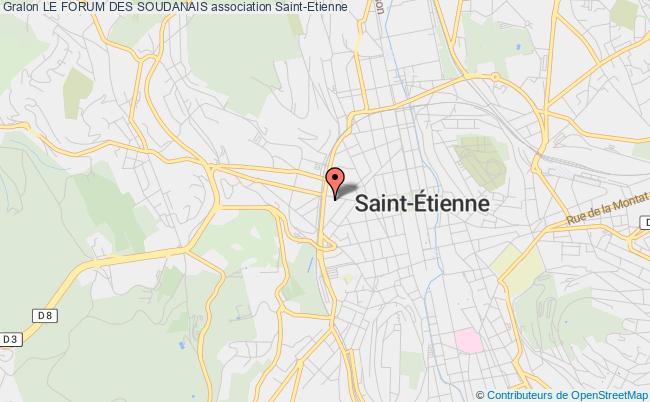plan association Le Forum Des Soudanais Saint-Étienne