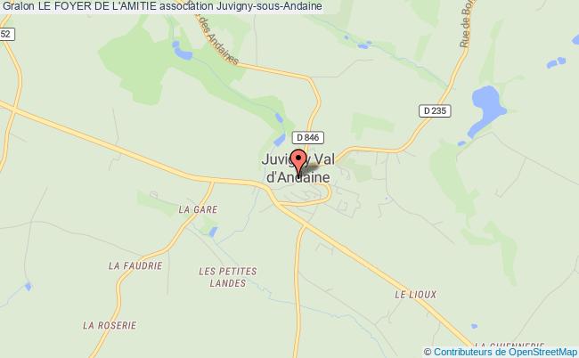 plan association Le Foyer De L'amitie Juvigny Val d'Andaine