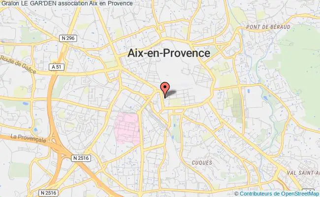 plan association Le Gar'den Aix-en-Provence