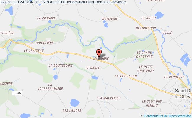 plan association Le Gardon De La Boulogne Saint-Denis-la-Chevasse