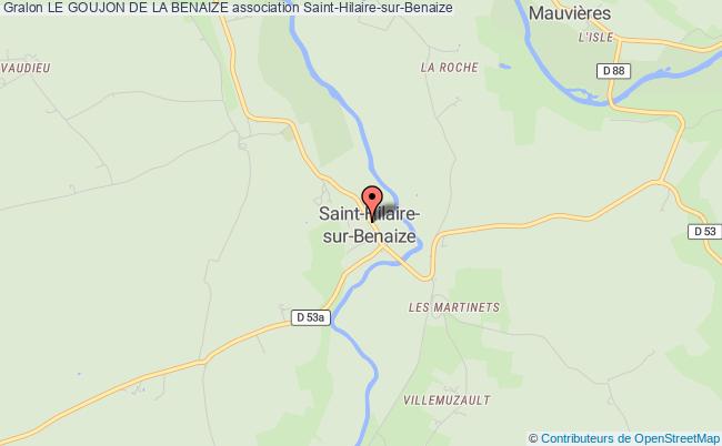 plan association Le Goujon De La Benaize Saint-Hilaire-sur-Benaize