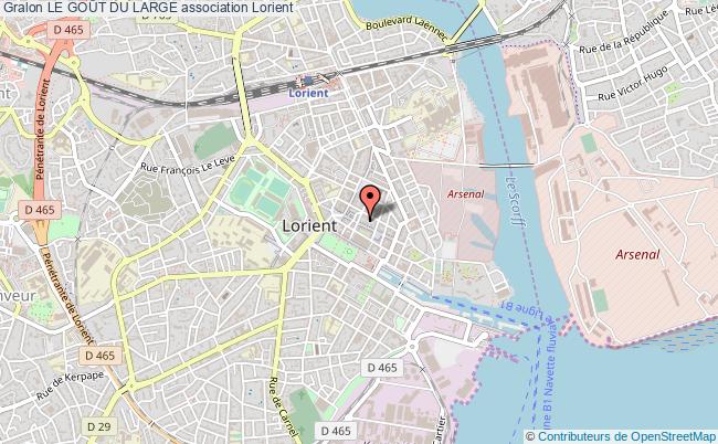 plan association Le GoÛt Du Large Lorient