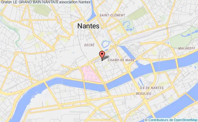 plan association Le Grand Bain Nantais Nantes