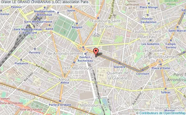 plan association Le Grand Chabanais (lgc) Paris