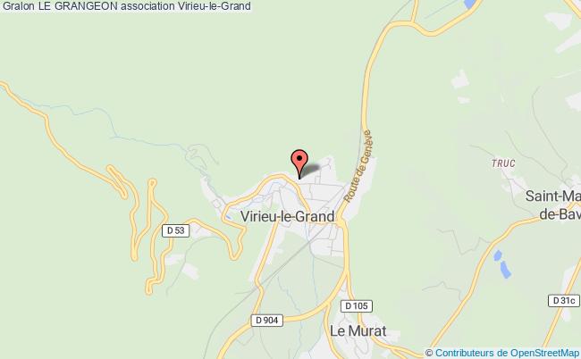 plan association Le Grangeon Virieu-le-Grand