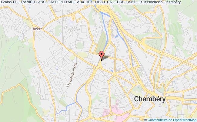 plan association Le Granier - Association D'aide Aux Detenus Et A Leurs Familles Chambéry