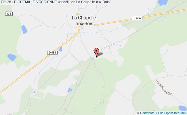 plan association Le Gremille Vosgienne La    Chapelle-aux-Bois