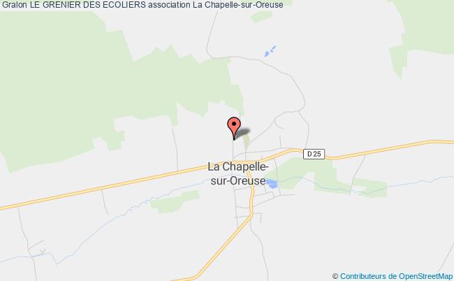 plan association Le Grenier Des Ecoliers La    Chapelle-sur-Oreuse