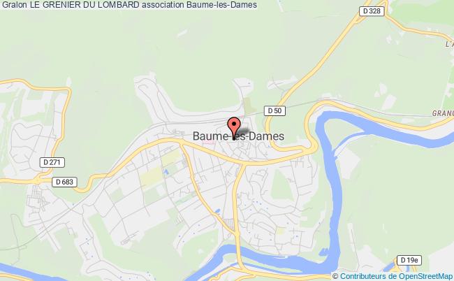 plan association Le Grenier Du Lombard Baume-les-Dames
