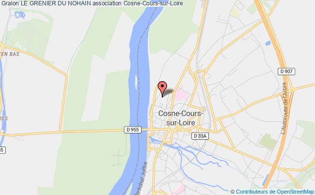 plan association Le Grenier Du Nohain Cosne-Cours-sur-Loire