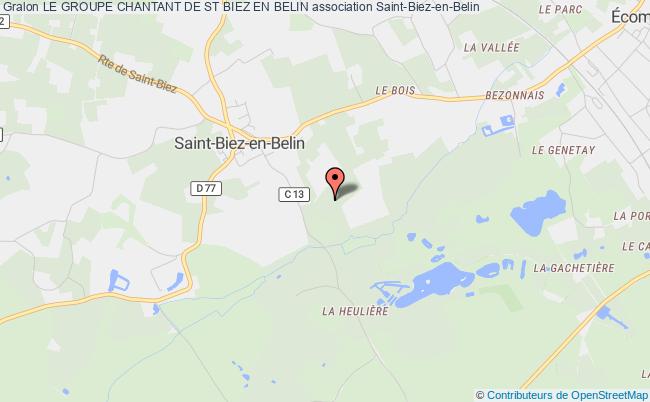plan association Le Groupe Chantant De St Biez En Belin Saint-Biez-en-Belin
