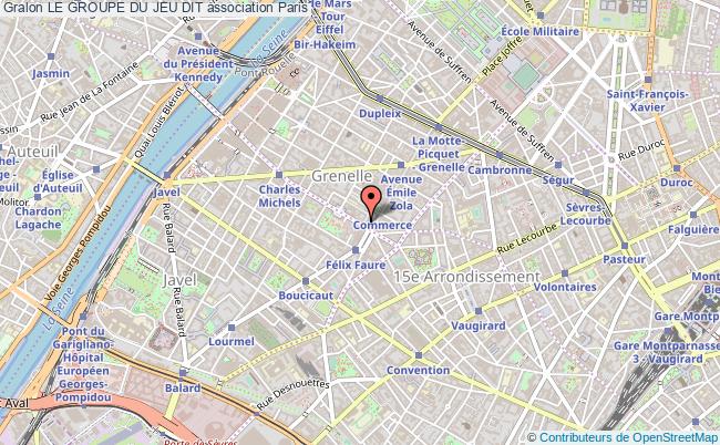 LE GROUPE DU JEU DIT