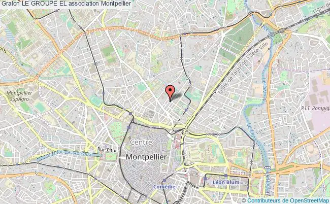 plan association Le Groupe El Montpellier