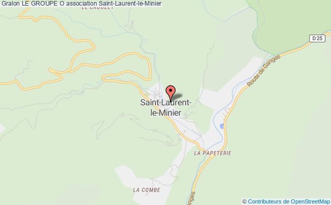 plan association Le Groupe O Saint-Laurent-le-Minier