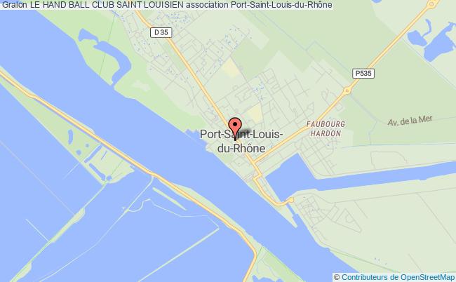plan association Le Hand Ball Club Saint Louisien Port-Saint-Louis-du-Rhône