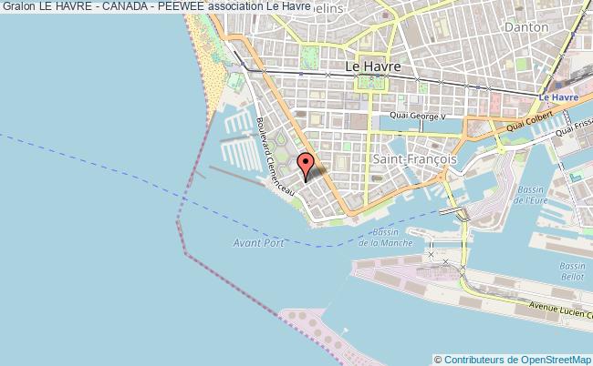 plan association Le Havre - Canada - Peewee Havre