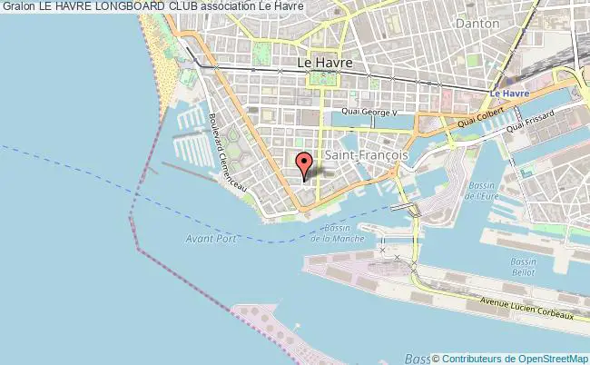 plan association Le Havre Longboard Club Havre