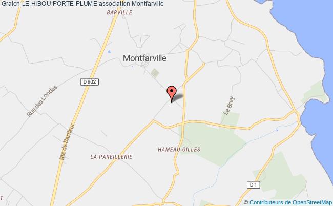 plan association Le Hibou Porte-plume Montfarville