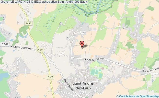 plan association Le Jardin De Djedo Saint-André-des-Eaux