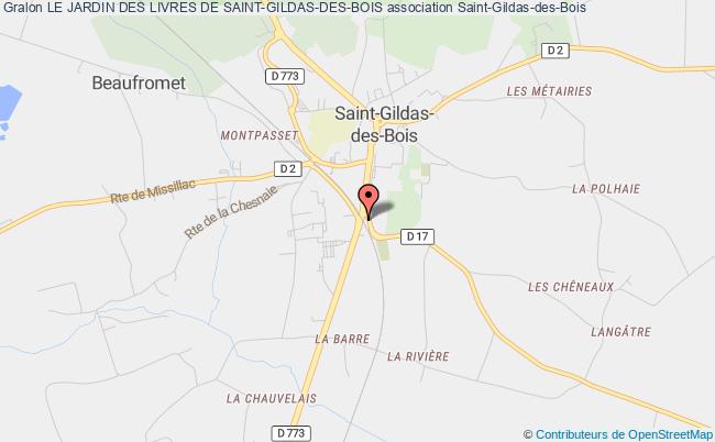 plan association Le Jardin Des Livres De Saint-gildas-des-bois Saint-Gildas-des-Bois