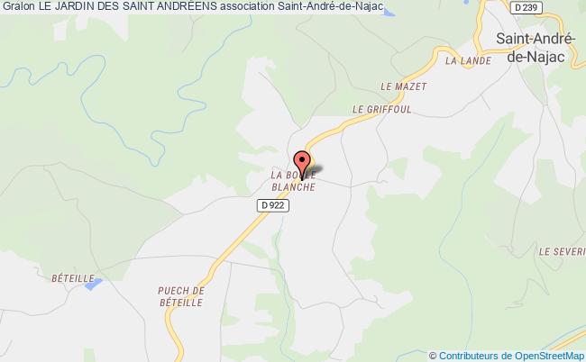 plan association Le Jardin Des Saint AndrÉens Saint-André-de-Najac