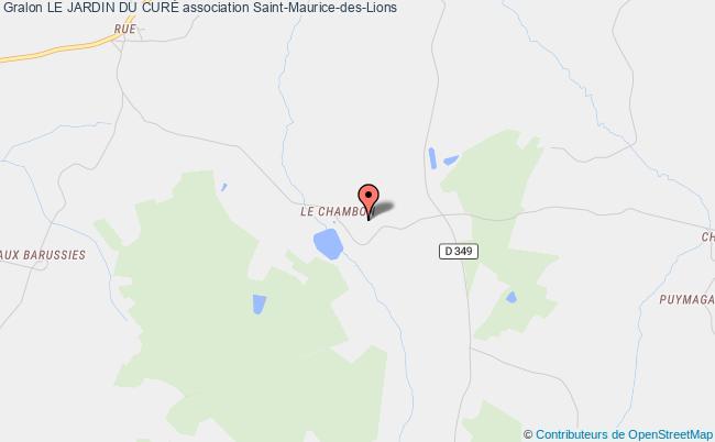 plan association Le Jardin Du CurÉ Saint-Maurice-des-Lions
