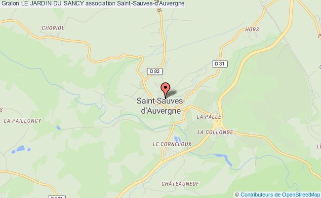 plan association Le Jardin Du Sancy Saint-Sauves-d'Auvergne