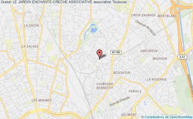 plan association Le Jardin Enchante-creche Associative Toulouse