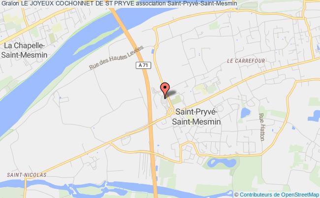plan association Le Joyeux Cochonnet De St Pryve Saint-Pryvé-Saint-Mesmin