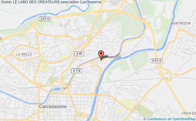 plan association Le Labo Des Createurs Carcassonne