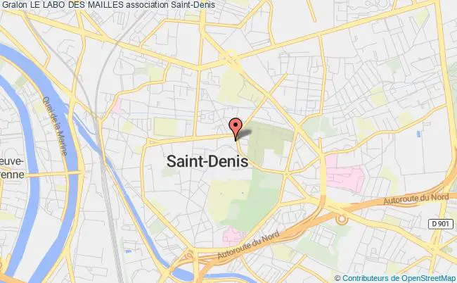 plan association Le Labo Des Mailles Saint-Denis