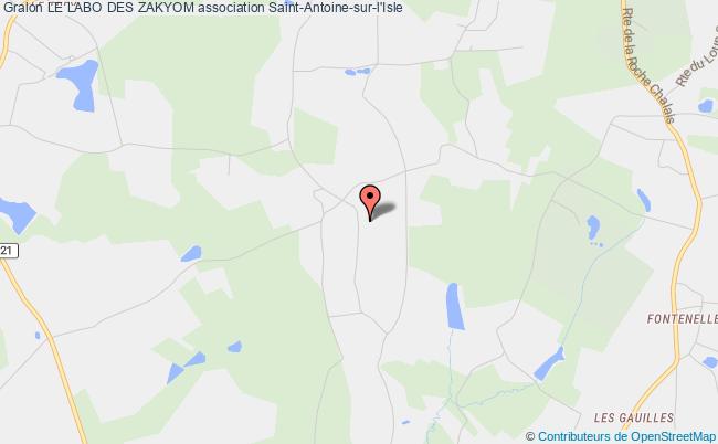 plan association Le Labo Des Zakyom Saint-Antoine-sur-l'Isle