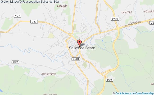 plan association Le Lavoir Salies-de-Béarn