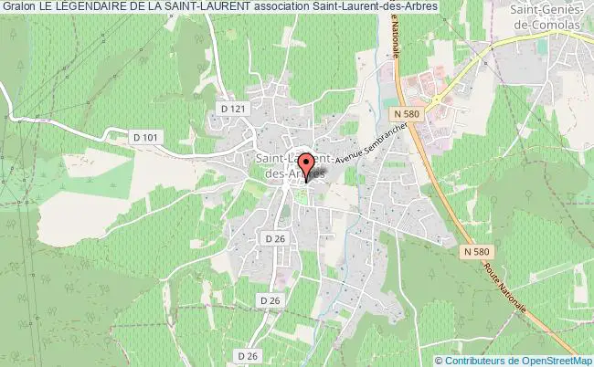 plan association Le LÉgendaire De La Saint-laurent Saint-Laurent-des-Arbres