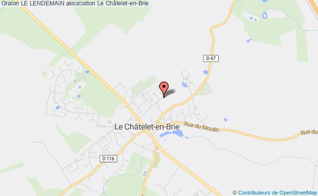 plan association Le Lendemain Le    Châtelet-en-Brie