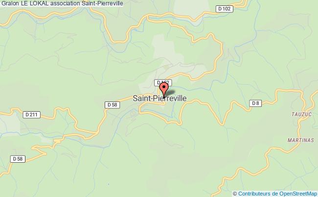 plan association Le Lokal Saint-Pierreville
