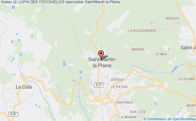 plan association Le Lopin Des Coccinelles Saint-Martin-la-Plaine