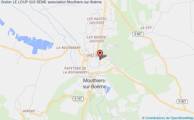 plan association Le Loup Qui SÈme Mouthiers-sur-Boëme