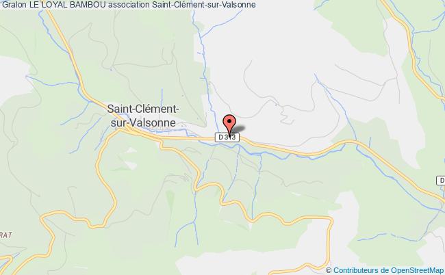 plan association Le Loyal Bambou Saint-Clément-sur-Valsonne