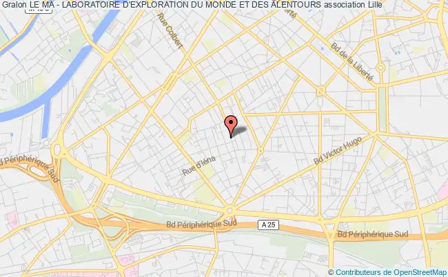 plan association Le Ma - Laboratoire D'exploration Du Monde Et Des Alentours Lille