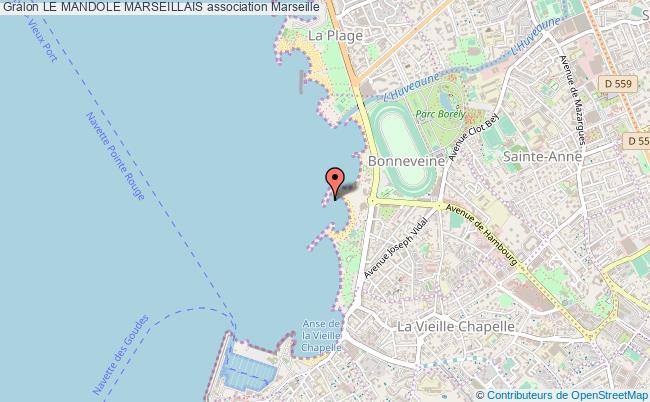 plan association Le Mandole Marseillais Marseille 6e