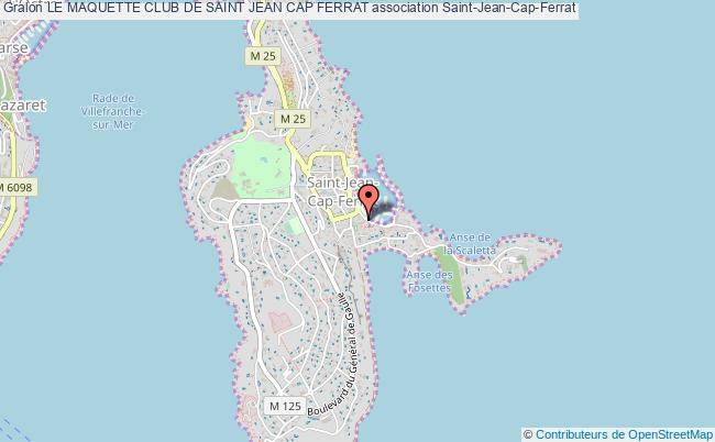 plan association Le Maquette Club De Saint Jean Cap Ferrat Saint-Jean-Cap-Ferrat