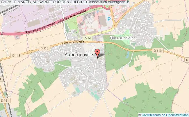 plan association Le Maroc, Au Carrefour Des Cultures Aubergenville